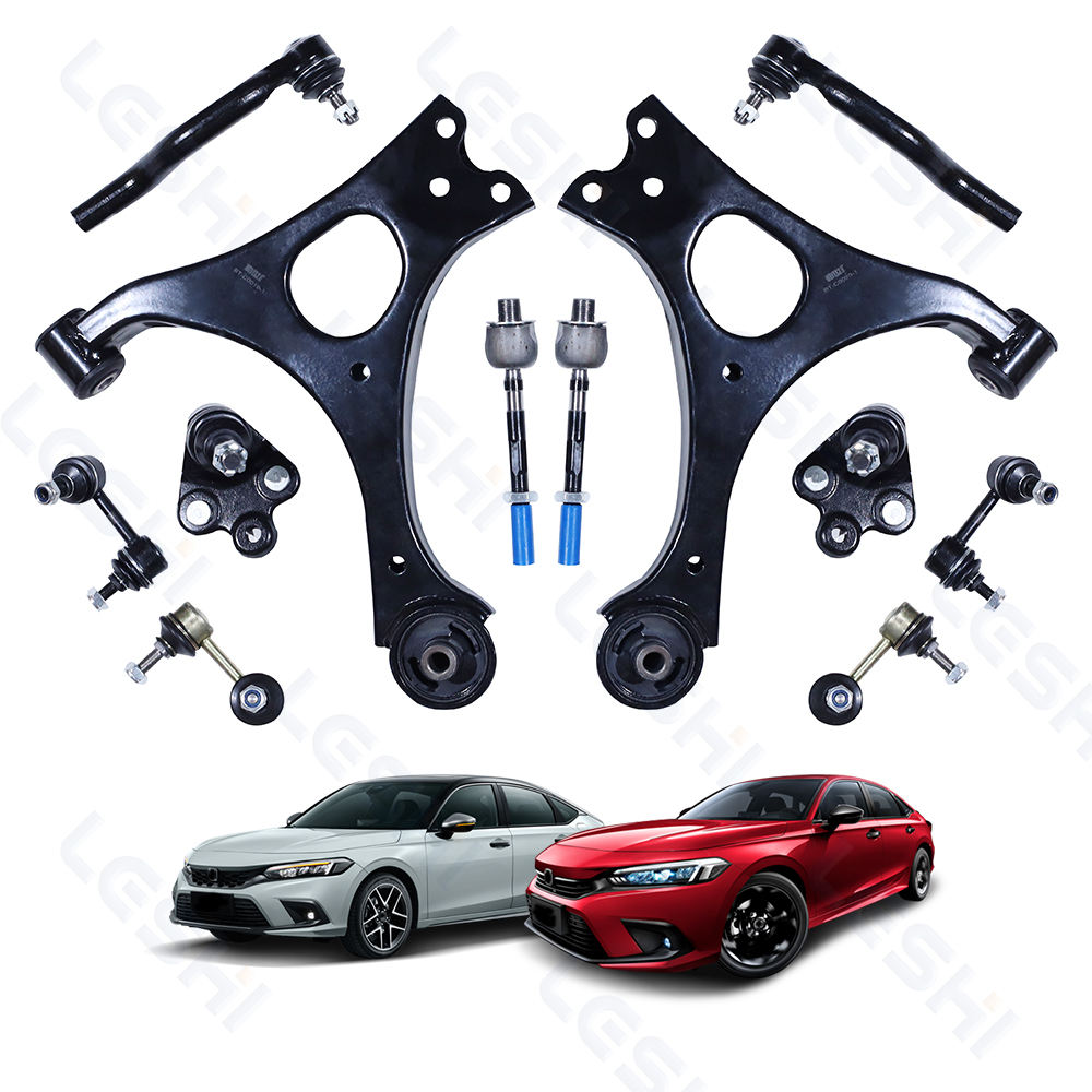 Leshi Auto Parts Kits Tie Rod End Rack Ends Stabilizer Bar Right Left Front Control Arms For Honda Civic Fa1 2006 - 2010